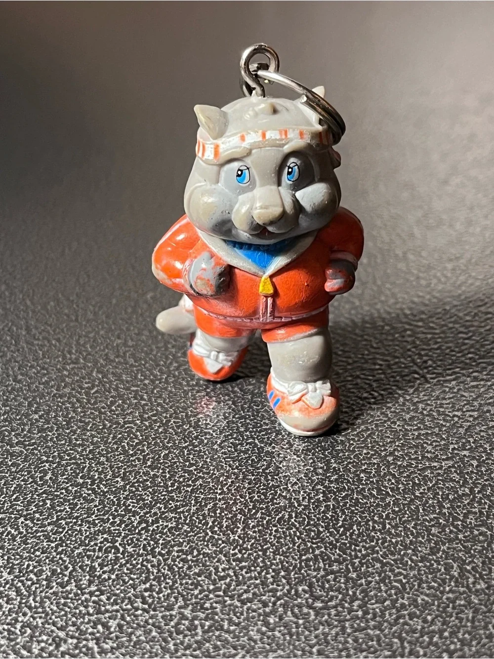 Vintage 1985 Get Along Gang Attachable Zipper Cat Key Chain